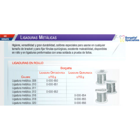 Ligaduras Metálicas Borgatta