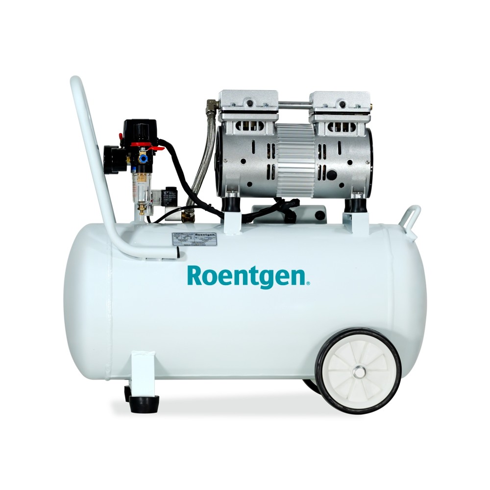 Compresor Libre de Aceite 1.1 HP 40 Lt Roentgen RTG-401 Compresor Libre de Aceite 1.1 HP 40 Lt Roentgen RTG-401