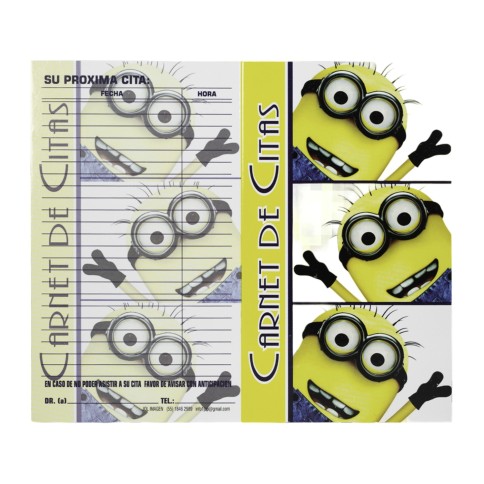 Carnet para Citas Minions