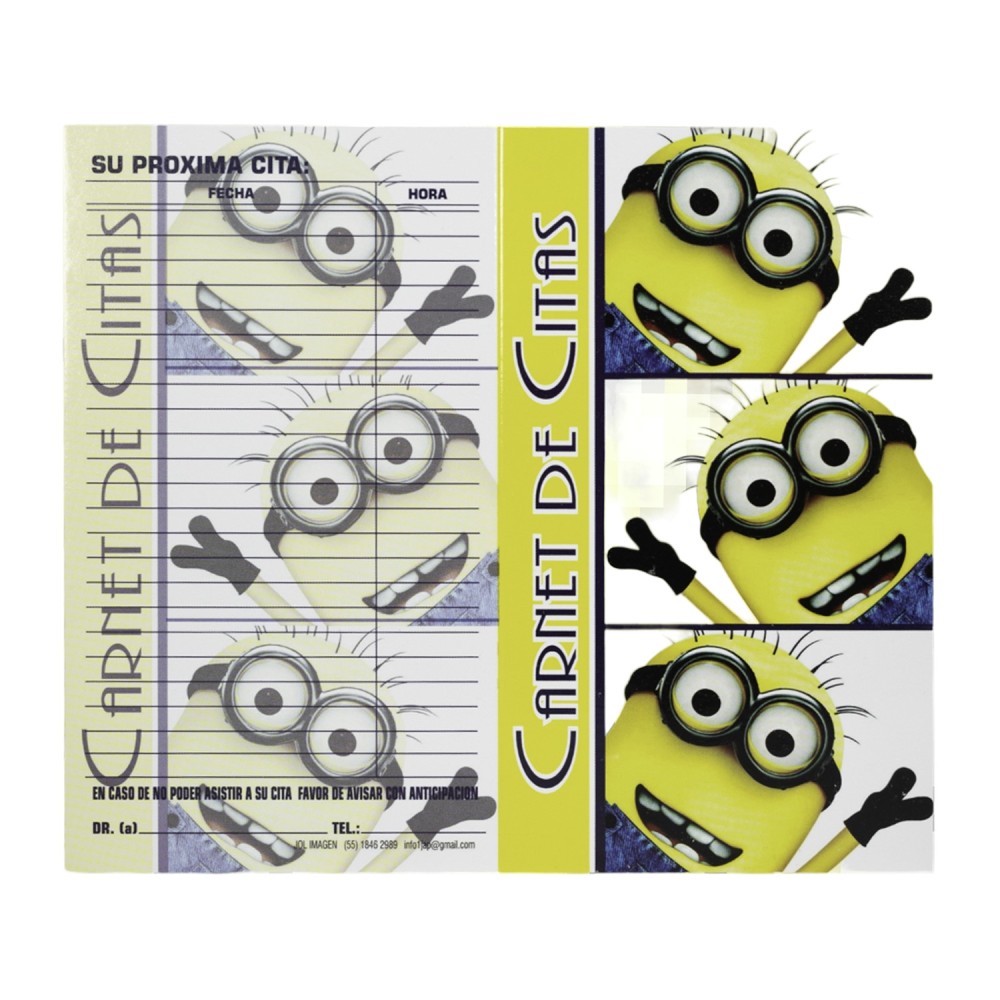 Carnet para Citas Minions
