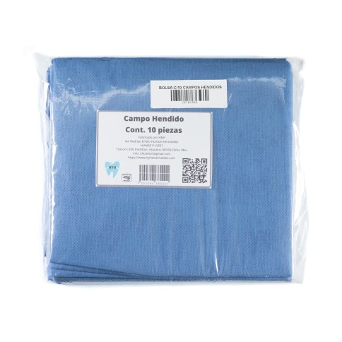 Campos Hendidos Bolsa con 10 pzas.