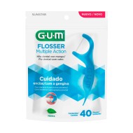 Palillos Dentales Flossers Gum con 40 Piezas