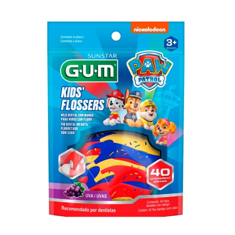 Palillos Dentales Kid's Flossers Gum c/40 Pz