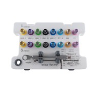 Kit de Adaptadores y Carraca de Torque para Implantes Dentales