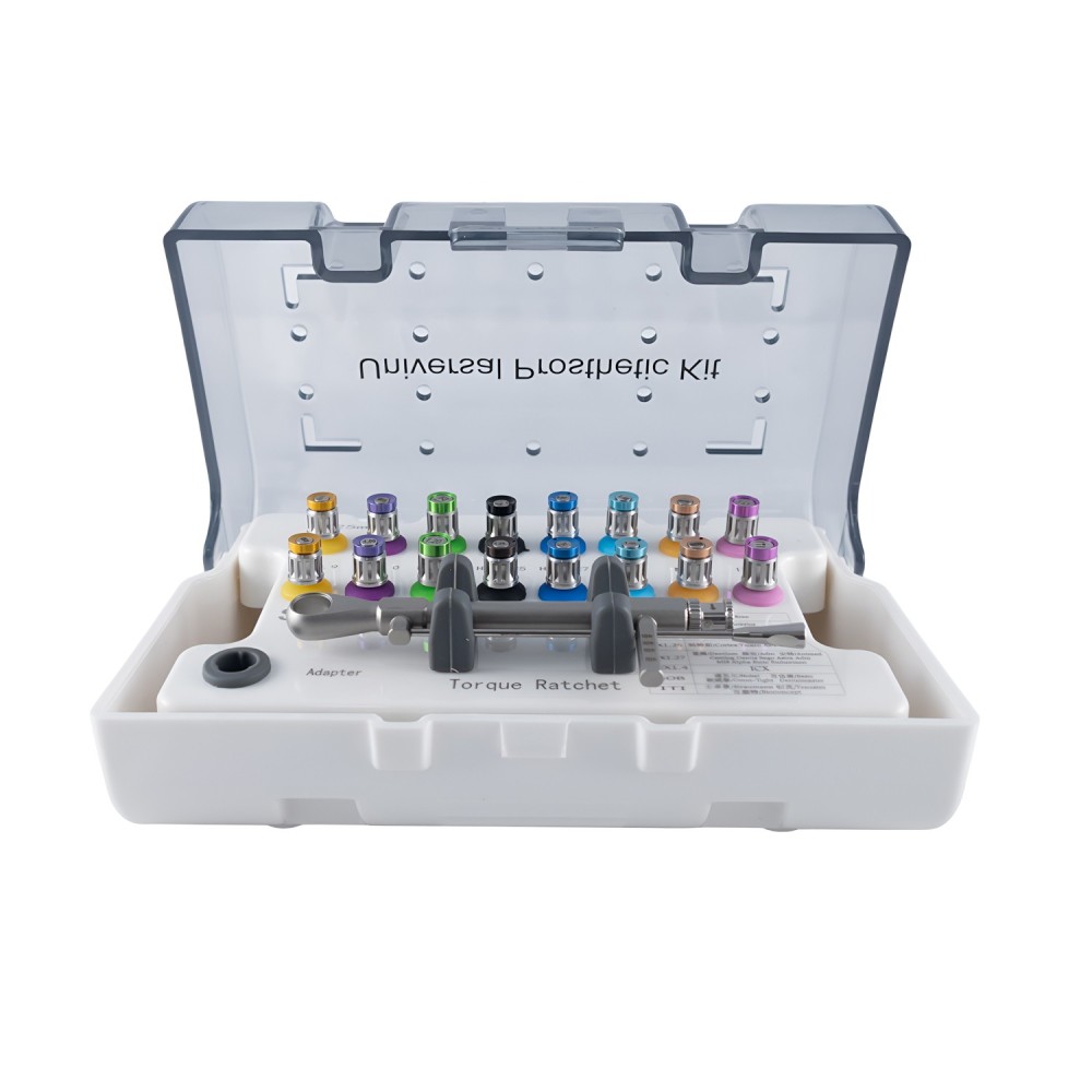 Kit de Adaptadores y Carraca de Torque para Implantes Dentales Kit de Adaptadores y Carraca de Torque para Implantes Dentales