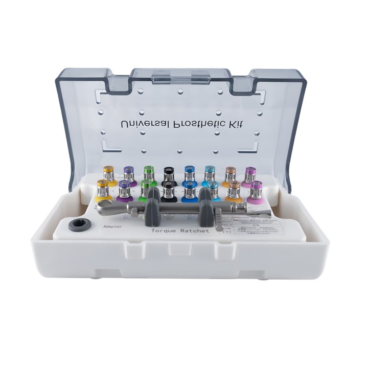 Kit de Adaptadores y Carraca de Torque para Implantes Dentales