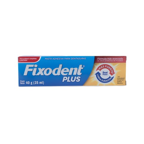Pasta Adhesiva para Dentaduras Fixodent Plus