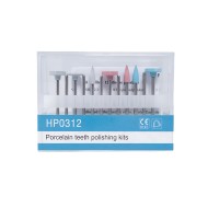 Kit de Pulido Dental para Porcelana Vastago Largo RTG-0312