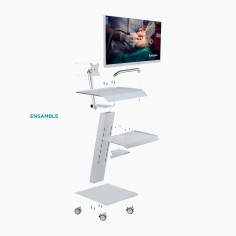 Monitor Touch Todo en Uno con Unidad Móvil Roentgen RTG-ST24 Monitor Touch Todo en Uno con Unidad Móvil Roentgen RTG-ST24