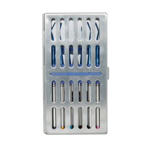 Set 7 Elevadores de Raíz en Cassette Roentgen