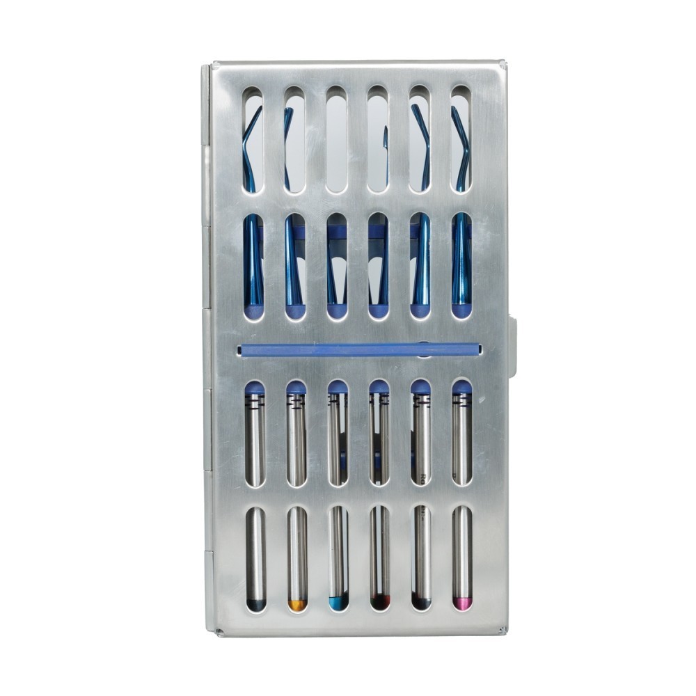 Set 7 Elevadores de Raíz en Cassette Roentgen