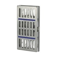Set de 7 Curetas Gracey de 1/2-13/14 en Cassette Autoclavable Roentgen
