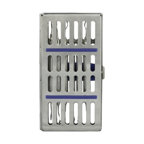 Set de 7 Curetas Gracey de 1/2-13/14 en Cassette Autoclavable Roentgen