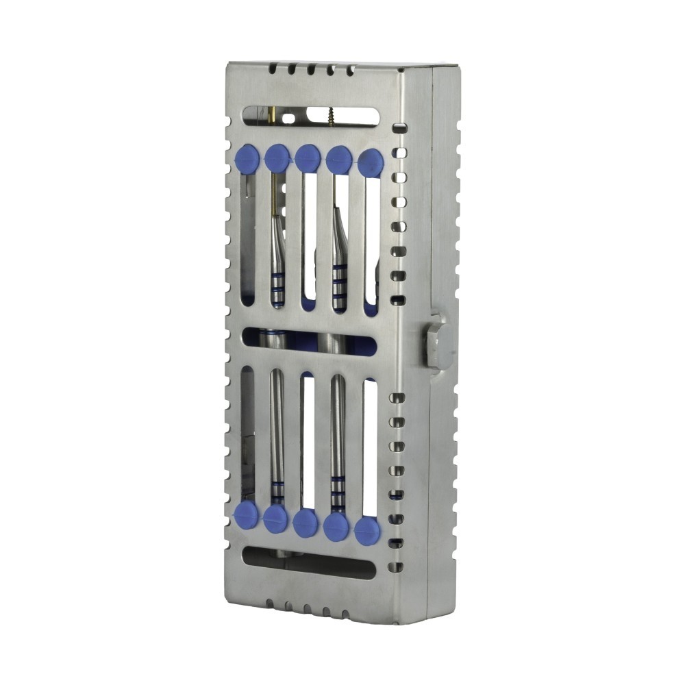 Set de 3 Periostotomo de Raíz en Cassette Autoclavable Roentgen