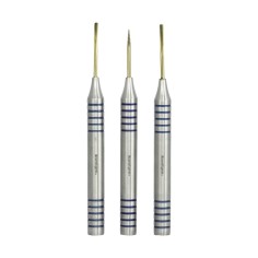 Set de 3 Periostotomo de Raíz en Cassette Autoclavable Roentgen