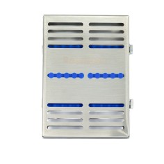 Cassette de Acero Grande para 10 piezas Roentgen