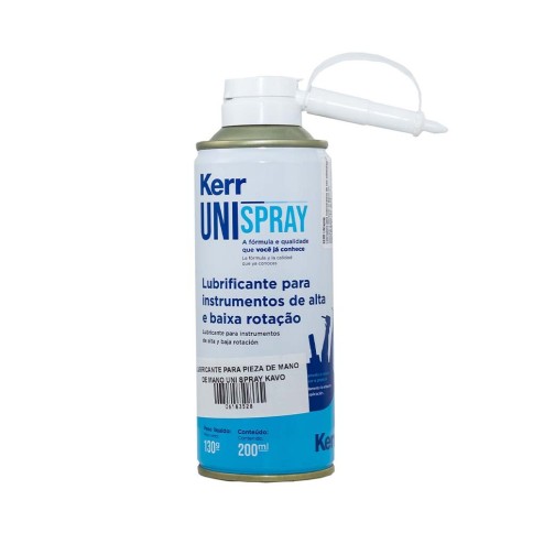 Lubricante para piezas de mano unispray Keer 200ml Lubricante para piezas de mano unispray Keer 200ml