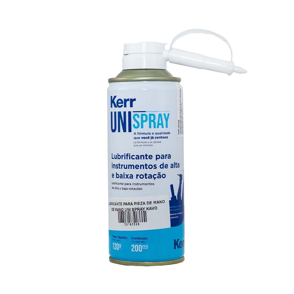 Lubricante para piezas de mano unispray Keer 200ml Lubricante para piezas de mano unispray Keer 200ml