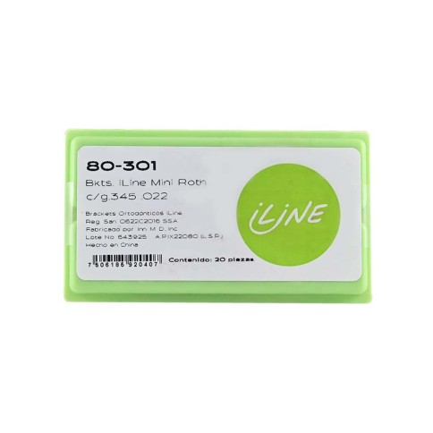 Brackets Mini Roth .022 Iline