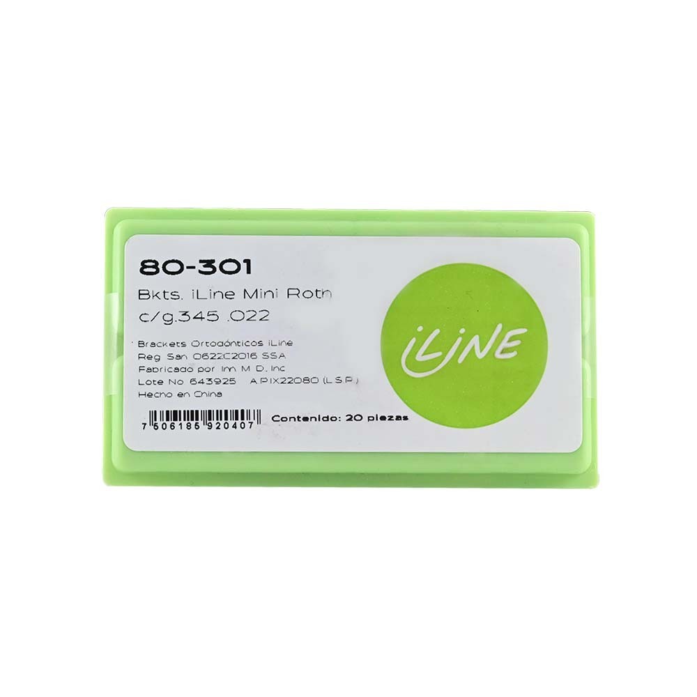 Brackets Mini Roth .022 Iline