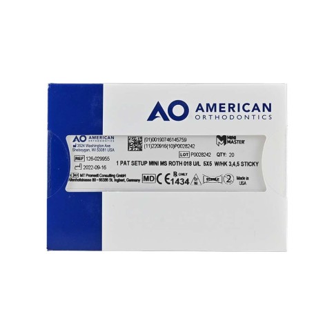 Brackets Mini Roth .018 American Orthodontics