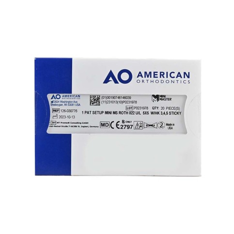Brackets Mini Roth .022 American Orthodontics