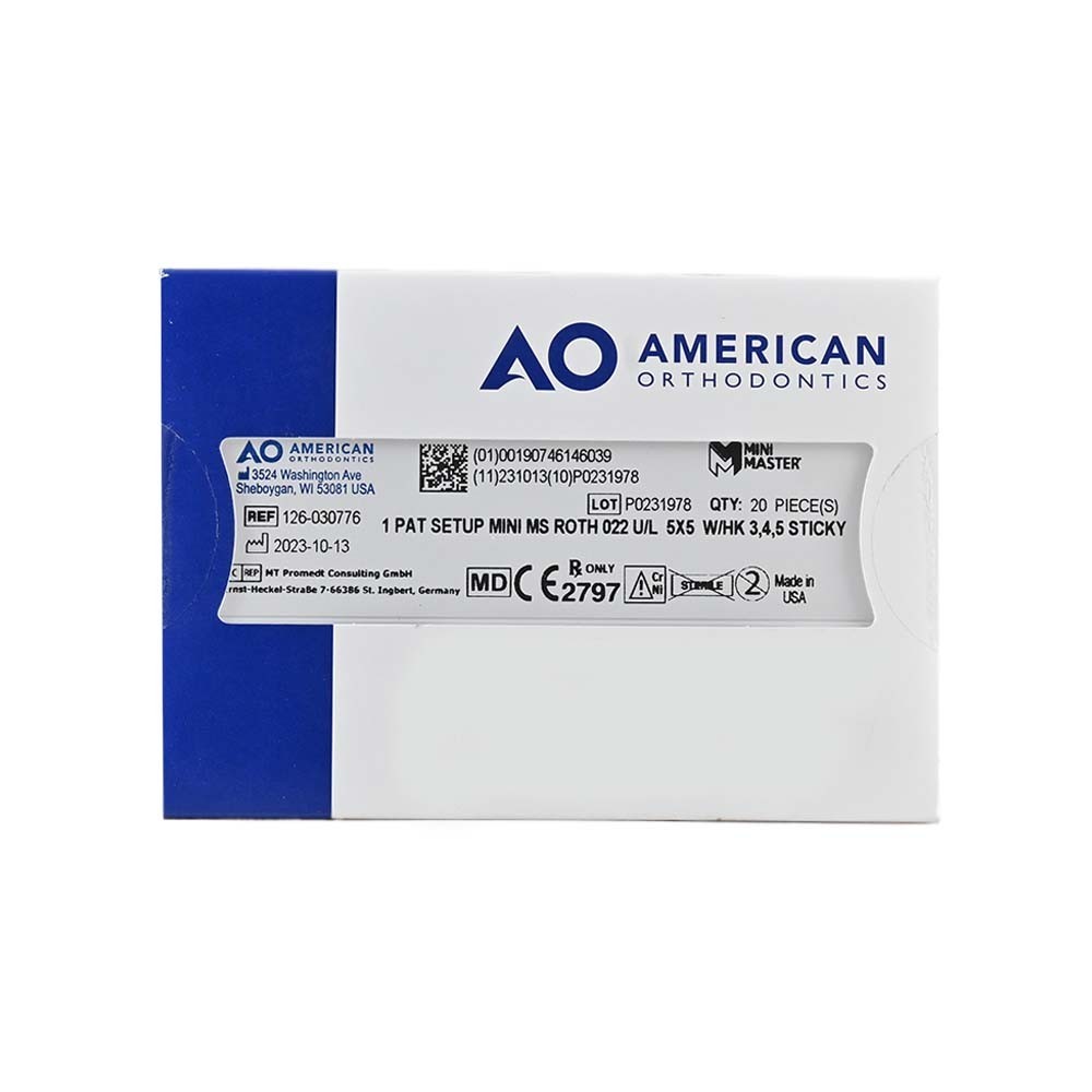 Brackets Mini Roth .022 American Orthodontics