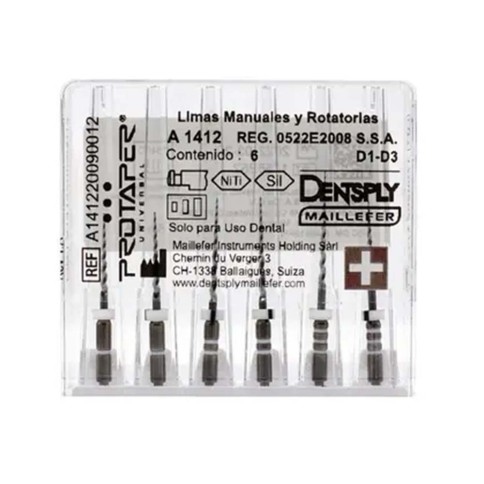 Limas para endodoncia Protaper de retratamiento Limas para endodoncia Protaper de retratamiento