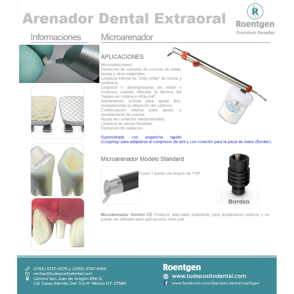 Dique de hule 6x6 con 5 piezas Nic Tone - Roentgen