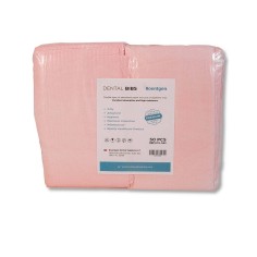 Babero Dental Desechable Roentgen Rosa Bolsa C/50 Pzas.