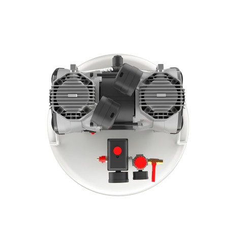 Compresor Libre de Aceite 2 HP 80 Lt Roentgen RTG-8020