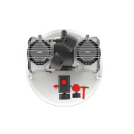 Compresor Libre de Aceite 2 HP 80 Lt Roentgen RTG-8020