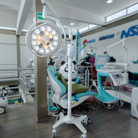 Lámpara Dental Quirúrgica Roentgen RTG-LQP Versión Pedestal Móvil (producto de exhibición)