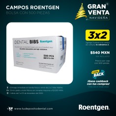 Campos Dentales Roentgen Caja c/500 Pzas.