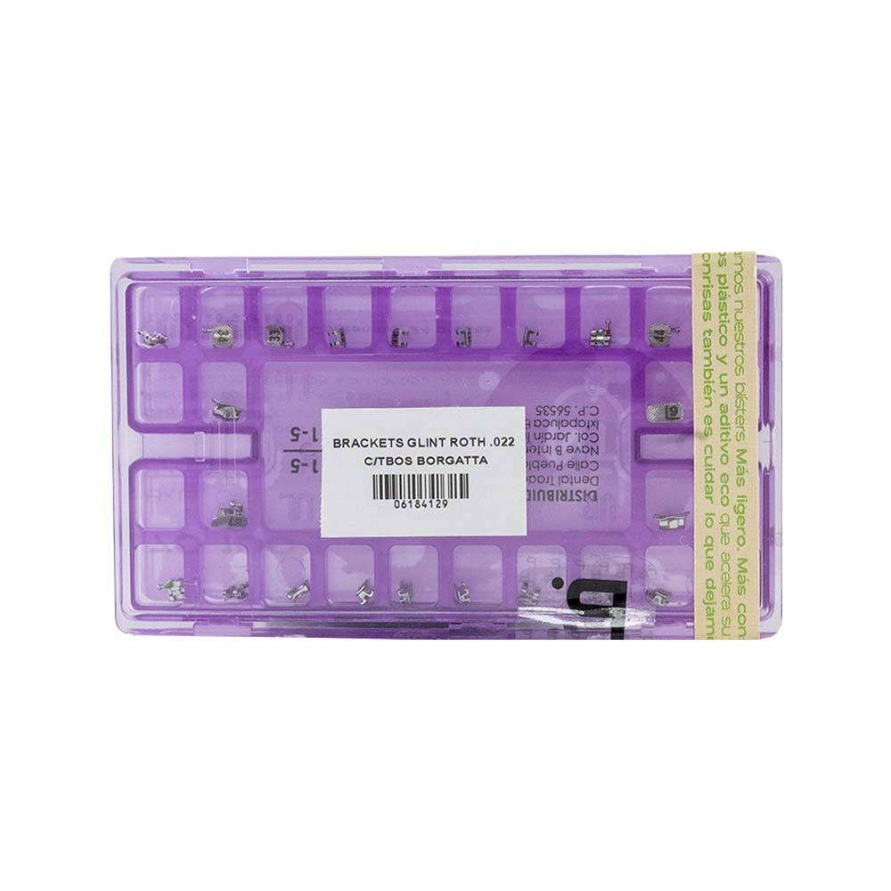 Brackets Glint Roth .022 C/Tbos Borgatta