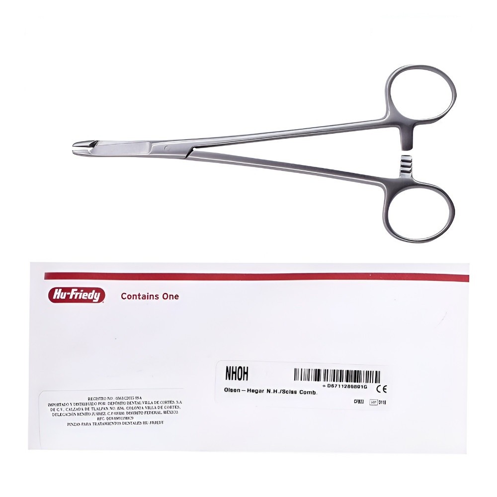 PORTA AGUJAS OLSEN-HEGAR CON TIJERA (17CM) HU-FRIEDY