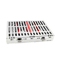 CASSETTE 8 INSTRUMENTOS ROJO HU-FRIEDY