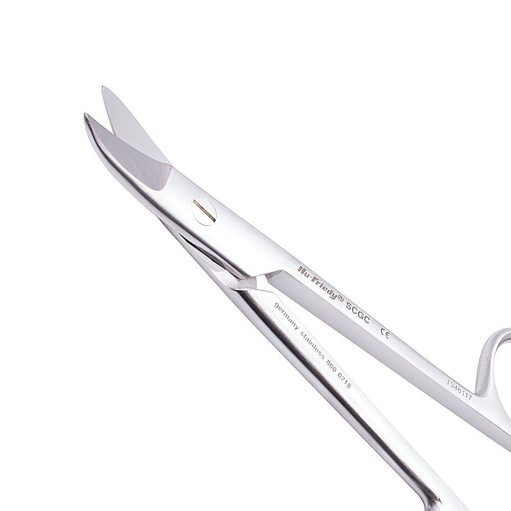 TIJERA ORO/CORONAS CURVA (12CM) HU-FRIEDY