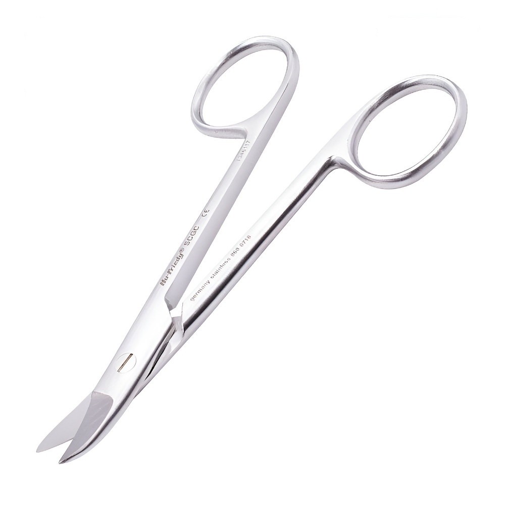 TIJERA ORO/CORONAS CURVA (12CM) HU-FRIEDY