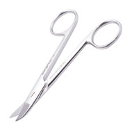 TIJERA ORO/CORONAS CURVA (12CM) HU-FRIEDY