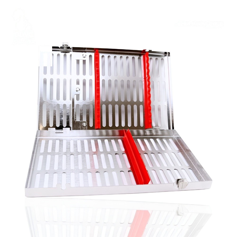 CASSETTE 12 INSTRUMENTOS ROJO HU-FRIEDY