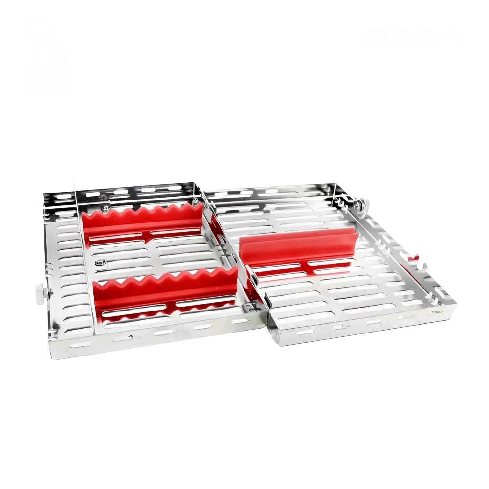 CASSETTE 8 INSTRUMENTOS ROJO HU-FRIEDY