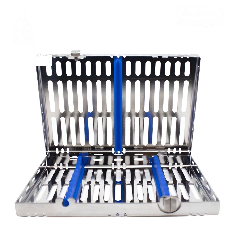 CASSETTE 10 INSTRUMENTOS AZUL HU-FRIEDY