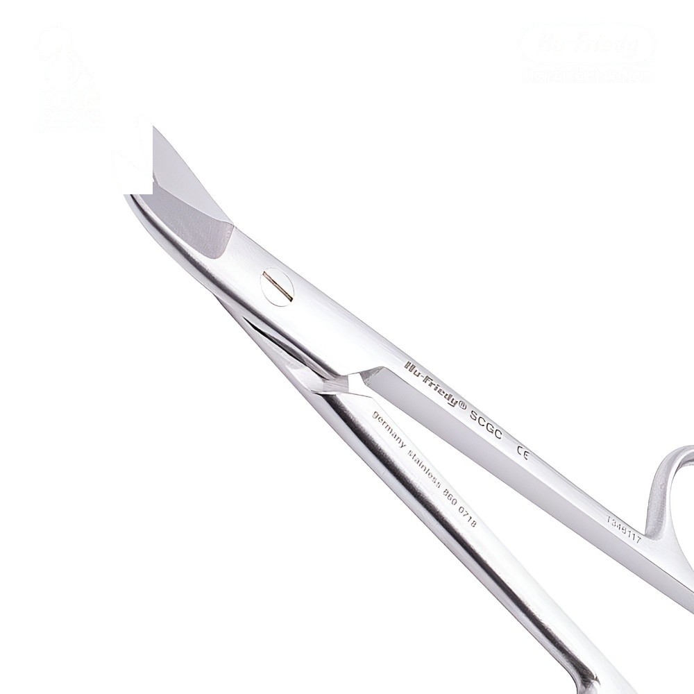 TIJERA ORO/CORONAS CURVA (12CM) HU-FRIEDY