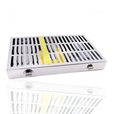 CASSETTE 12 INSTRUMENTOS AMARILLO HU-FRIEDY