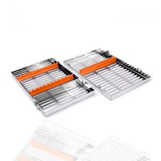 CASSETTE 12 INSTRUMENTOS NARANJA HU-FRIEDY