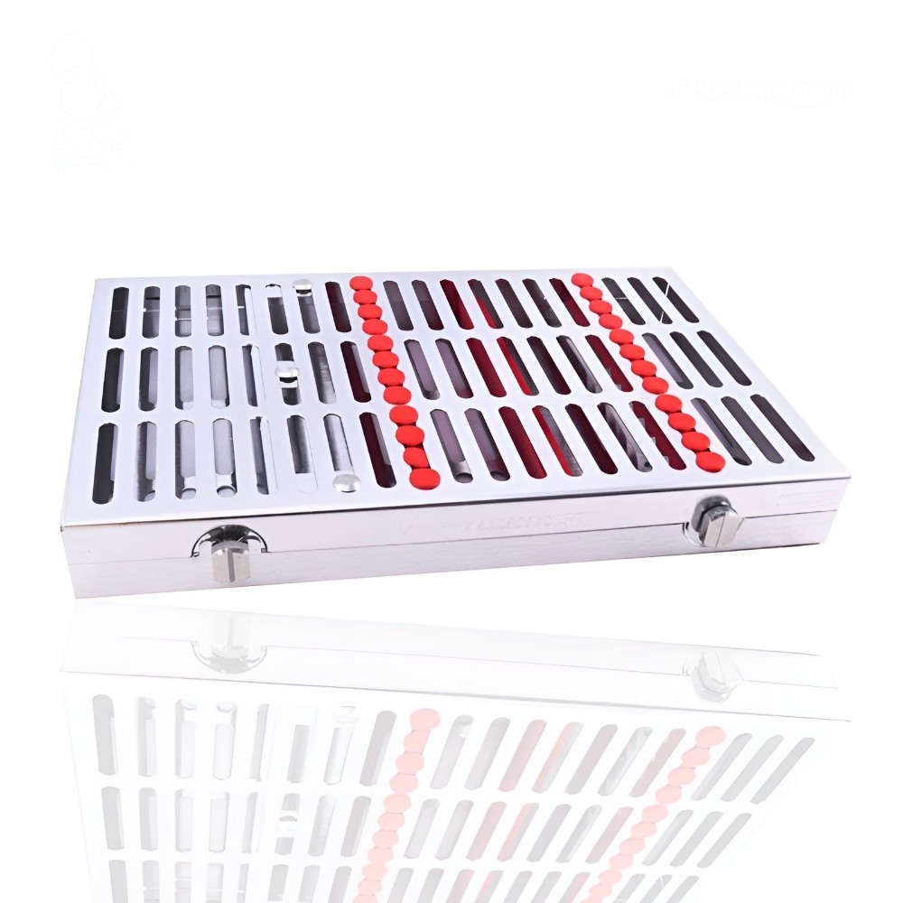 CASSETTE 12 INSTRUMENTOS ROJO HU-FRIEDY