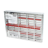 CASSETTE 20 INSTRUMENTOS ROJO HU-FRIEDY