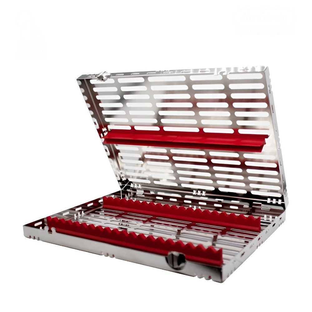 CASSETTE 20 INSTRUMENTOS ROJO HU-FRIEDY