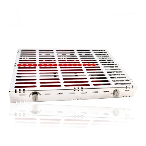 CASSETTE 16 INSTRUMENTOS ROJO HU-FRIEDY